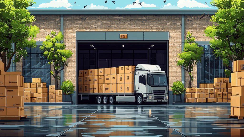 Delivery of boxes